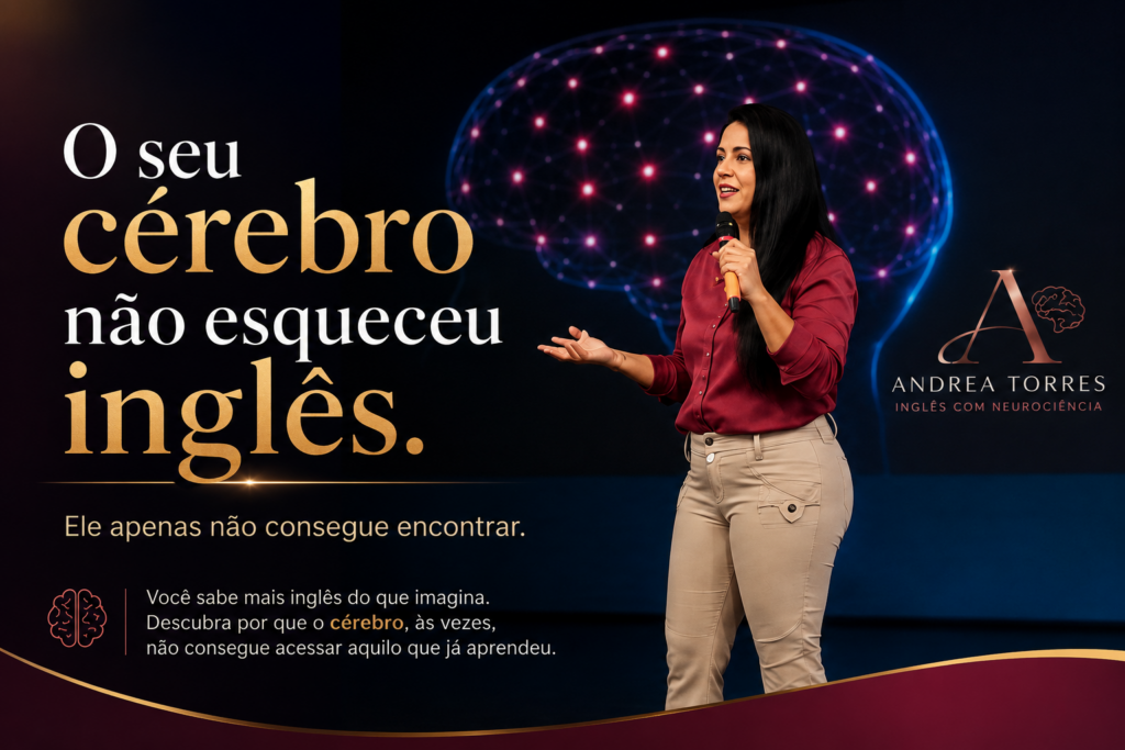 O seu cérebro não esqueceu inglês. Ele apenas não consegue encontrar.